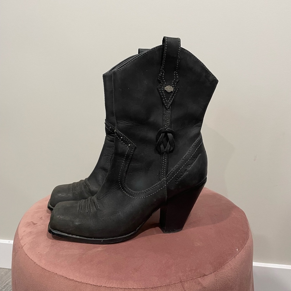 Harley Davidson Heeled Boots 7M